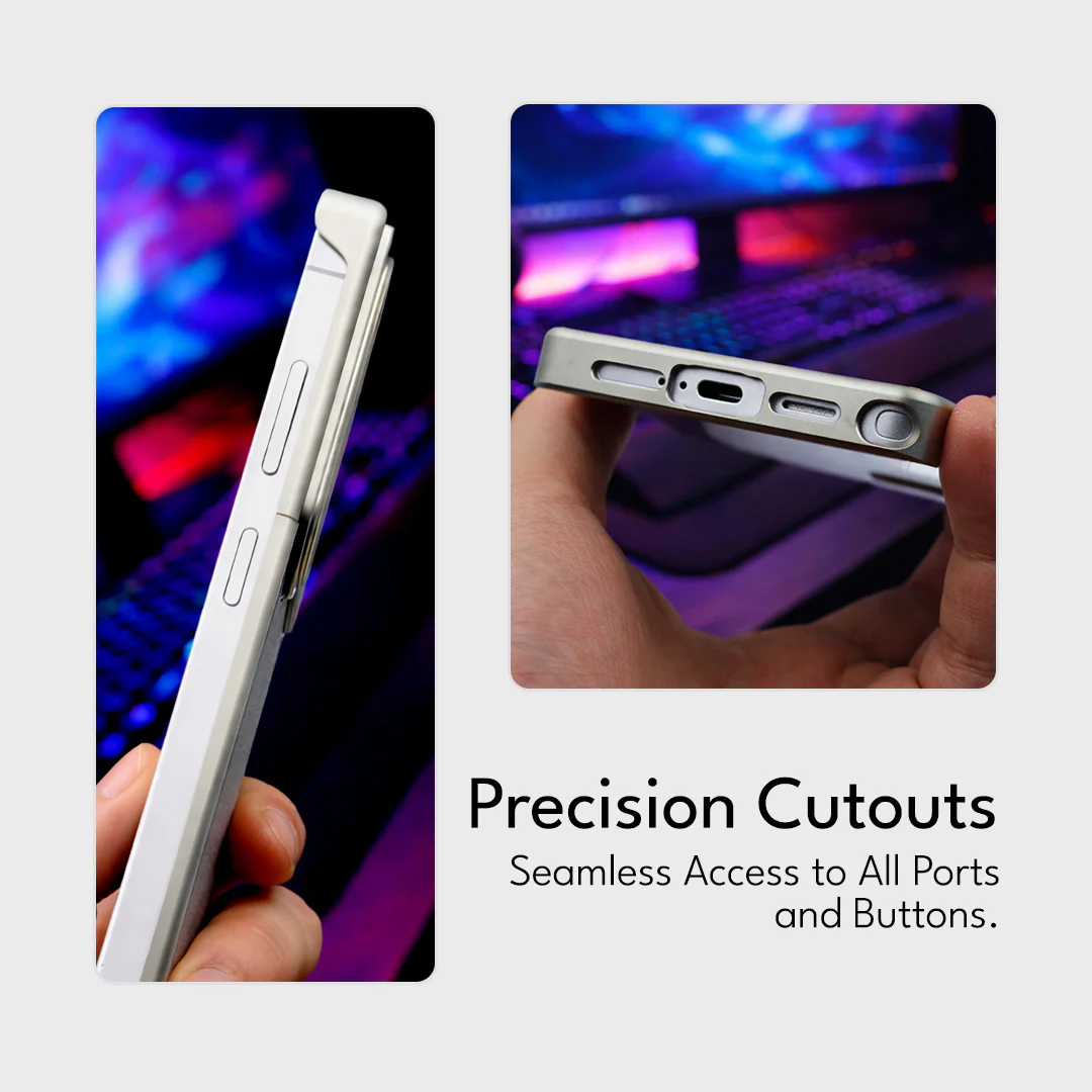 Galaxy S26 Series Aero Flex Premium Metallic Leather Case - Image 9