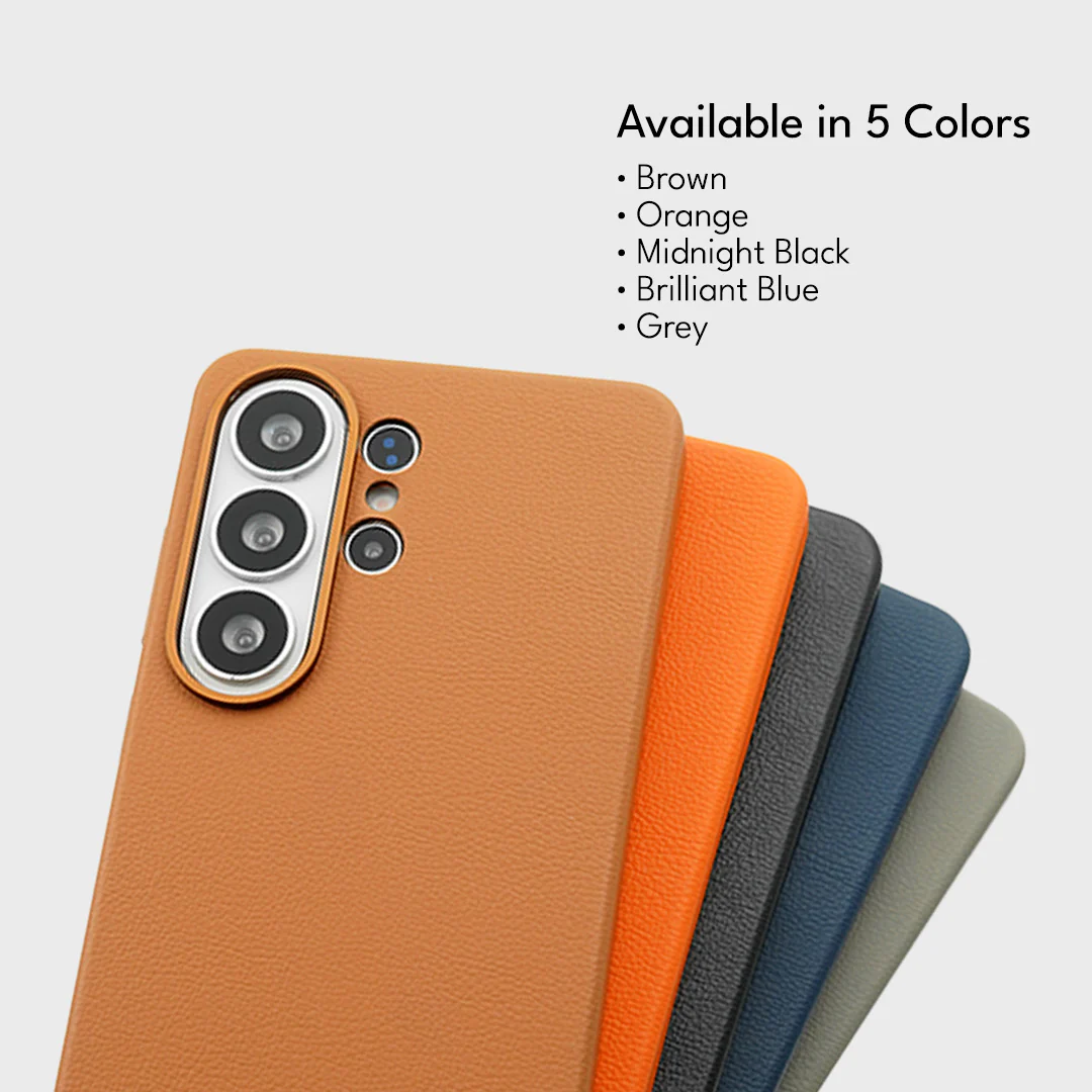 Galaxy S26 Series Bespoke Snap Leather Case - Image 10