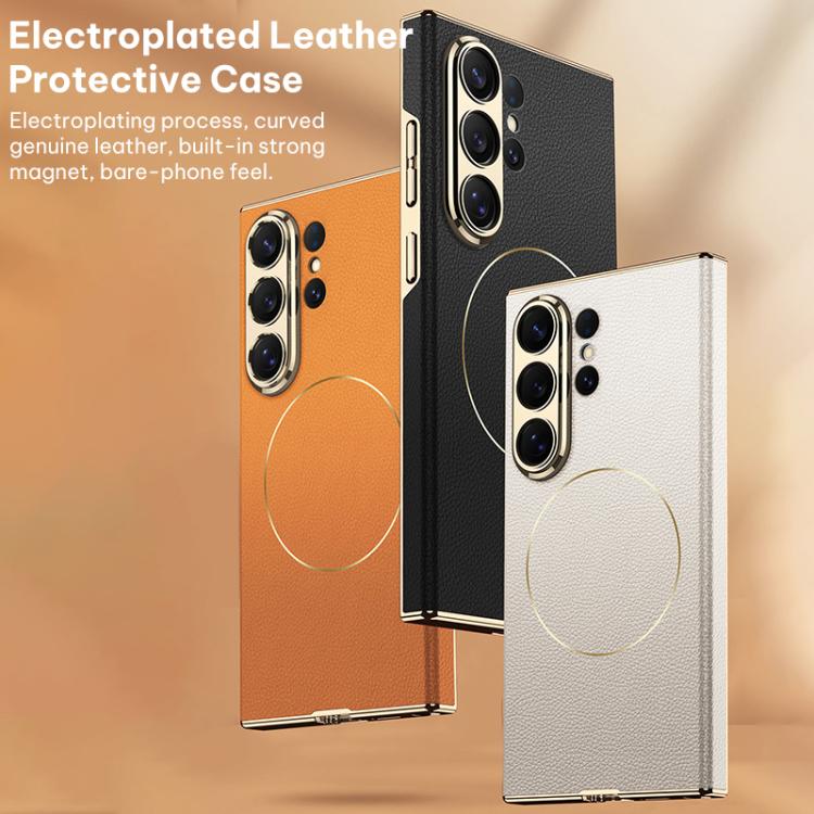 Galaxy S26 Series Electro Chrome Textured Leather Hybrid Case - Image 9