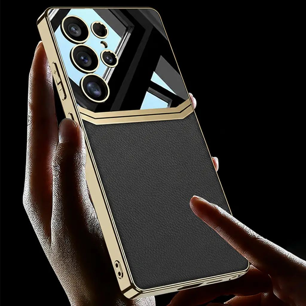Galaxy S26 Series Legacy Chrome Leather Textured Case - Image 8