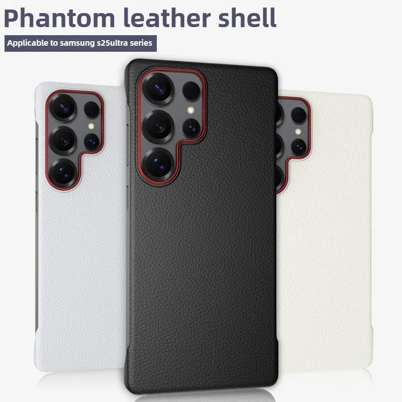 Galaxy S26 Series Phantom Frameless Leather Texture Case - Image 4