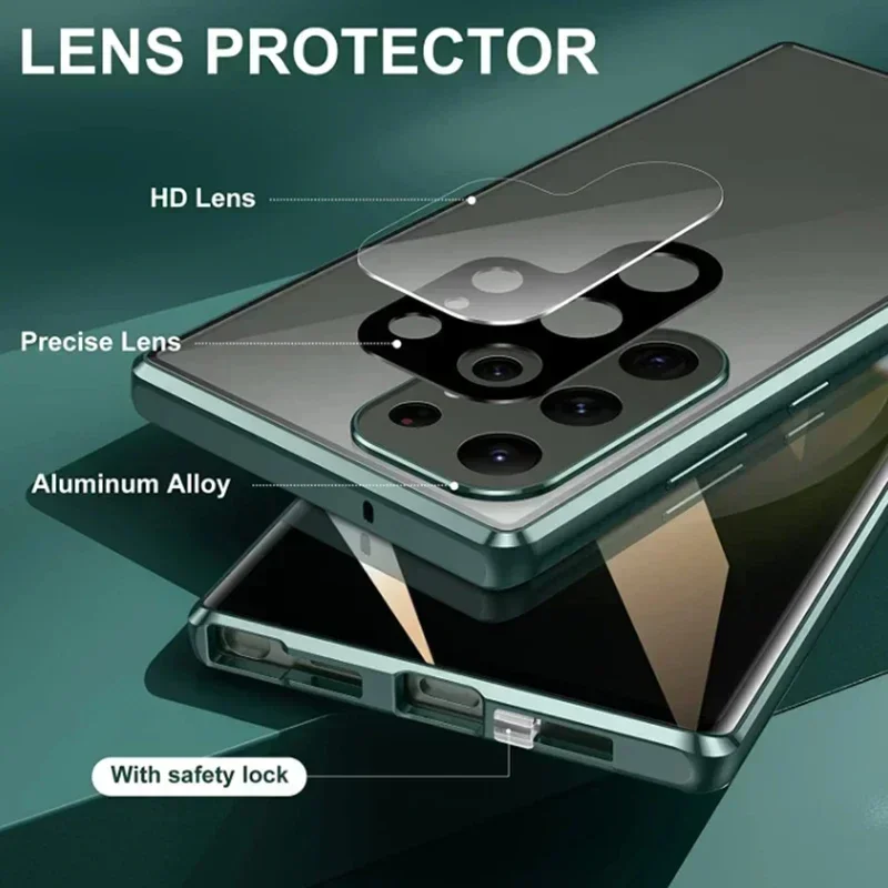 Galaxy S26 Series Privacy Shield Dual Magnetic Glass Case - Image 8