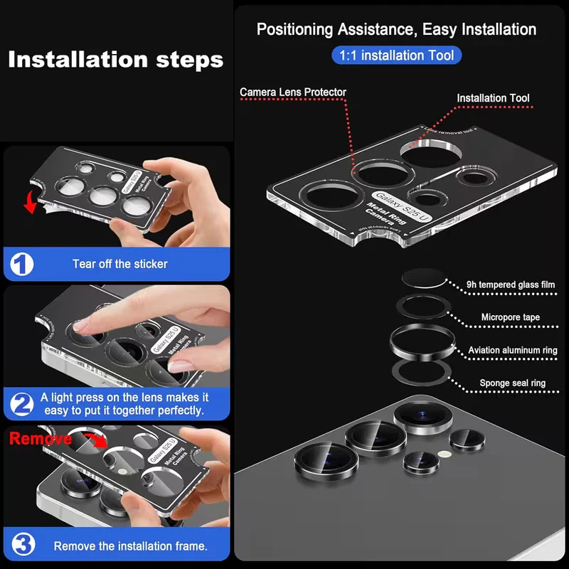 Galaxy S26 Series Ultra Clear Camera Lens Protector - Image 18