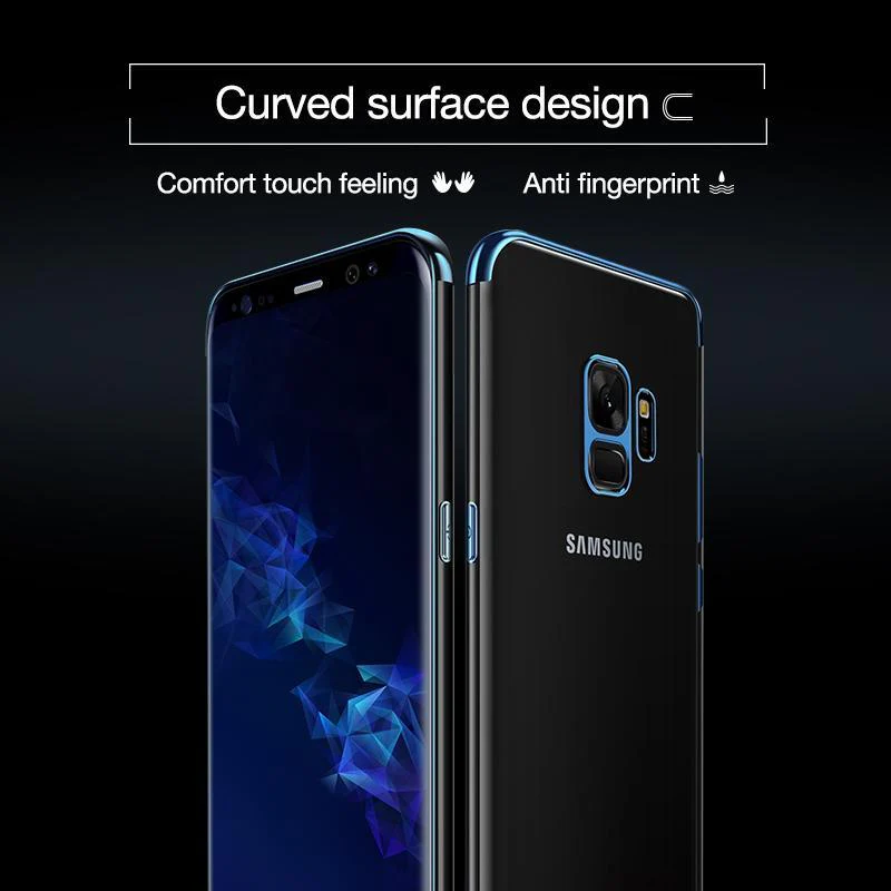 Galaxy S9 Glitter Series Transparent Ultra-thin Case - Image 26
