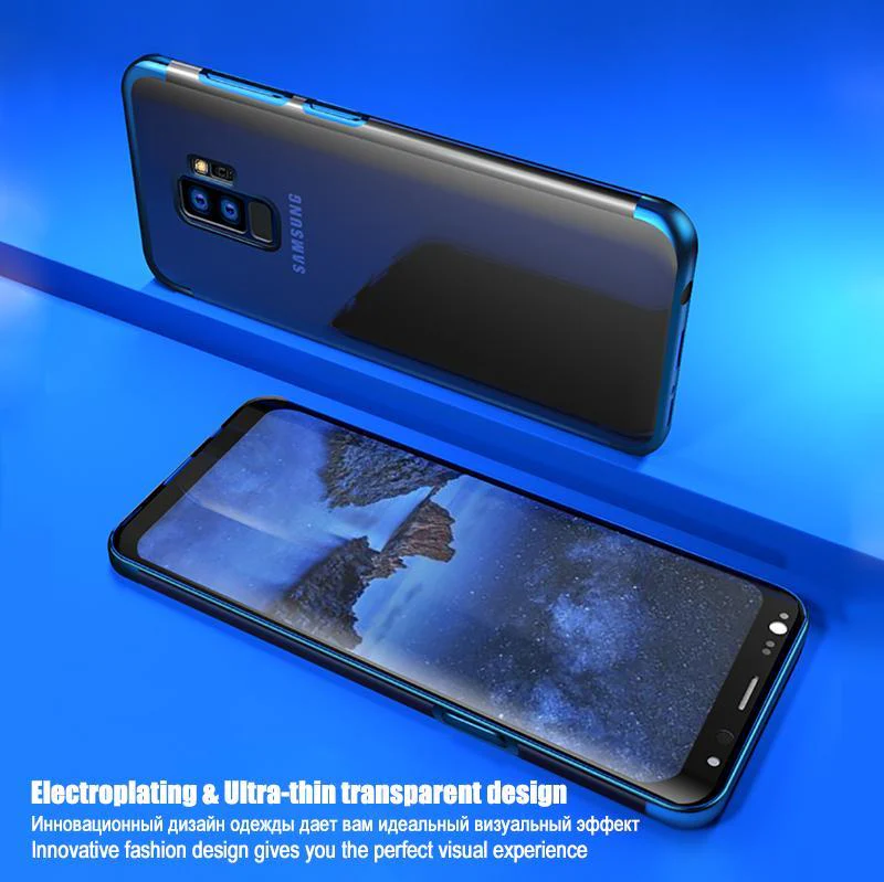 Galaxy S9 Glitter Series Transparent Ultra-thin Case - Image 34