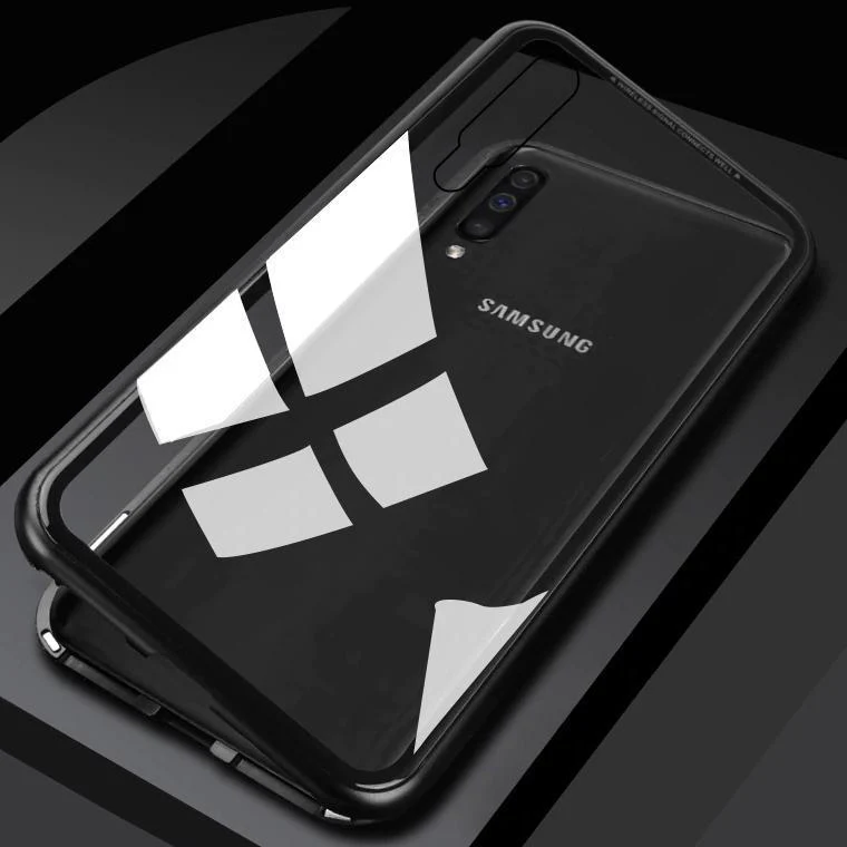 Galaxy Series Electronic Auto-Fit Magnetic Transparent Glass Case - Image 2