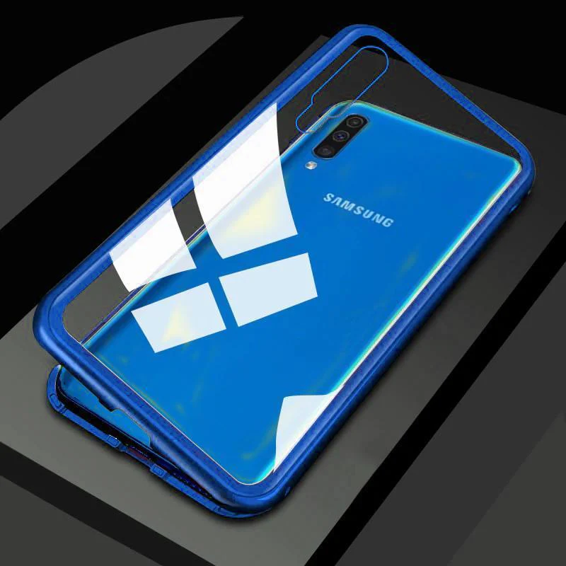 Galaxy Series Electronic Auto-Fit Magnetic Transparent Glass Case - Image 3