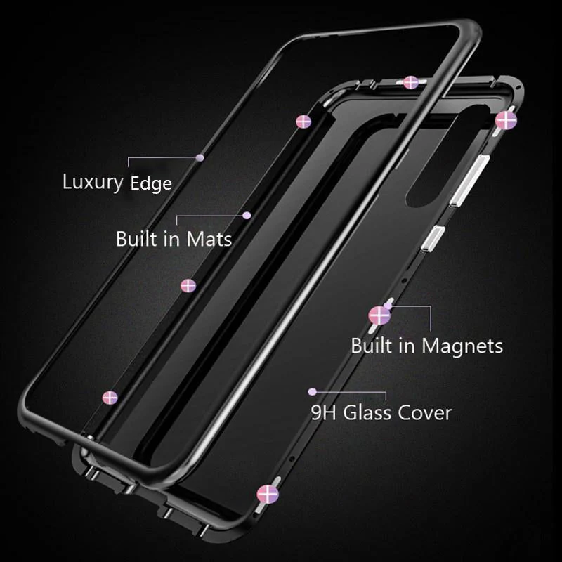 Galaxy Series Electronic Auto-Fit Magnetic Transparent Glass Case - Image 8