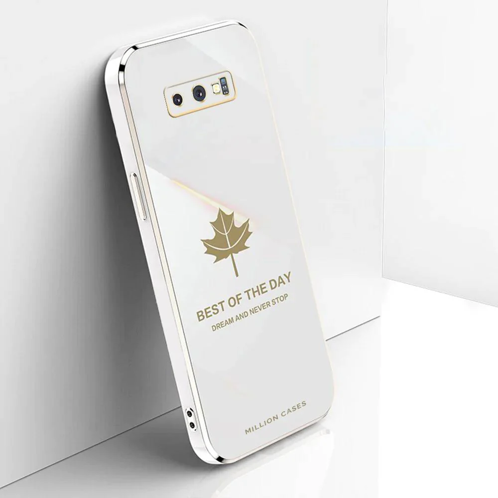 Galaxy Series Electroplating Mapple Leaf Soft Case - Image 2