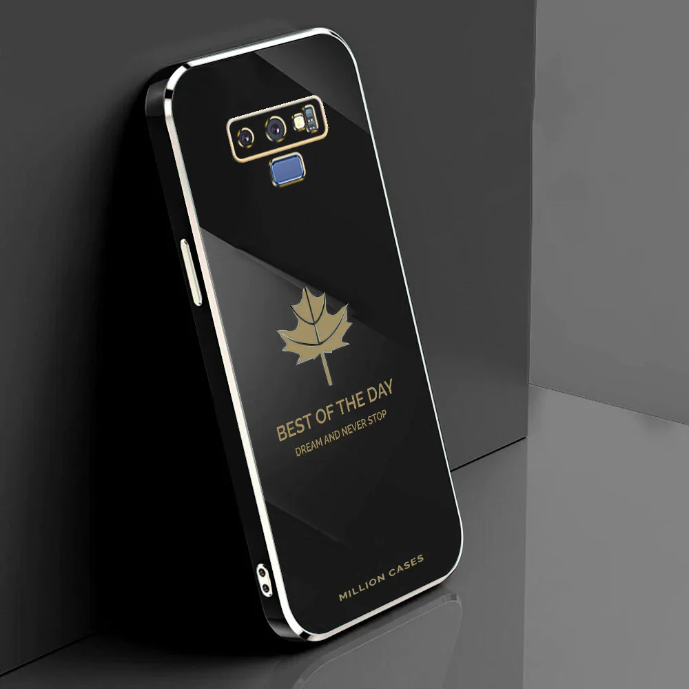 Galaxy Series Electroplating Mapple Leaf Soft Case - Image 4