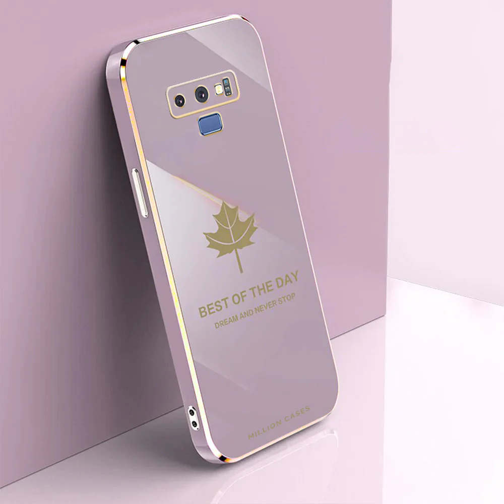 Galaxy Series Electroplating Mapple Leaf Soft Case - Image 6