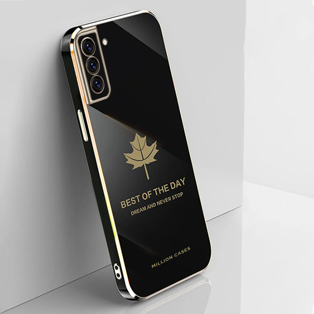 Galaxy Series Electroplating Mapple Leaf Soft Case - Image 8