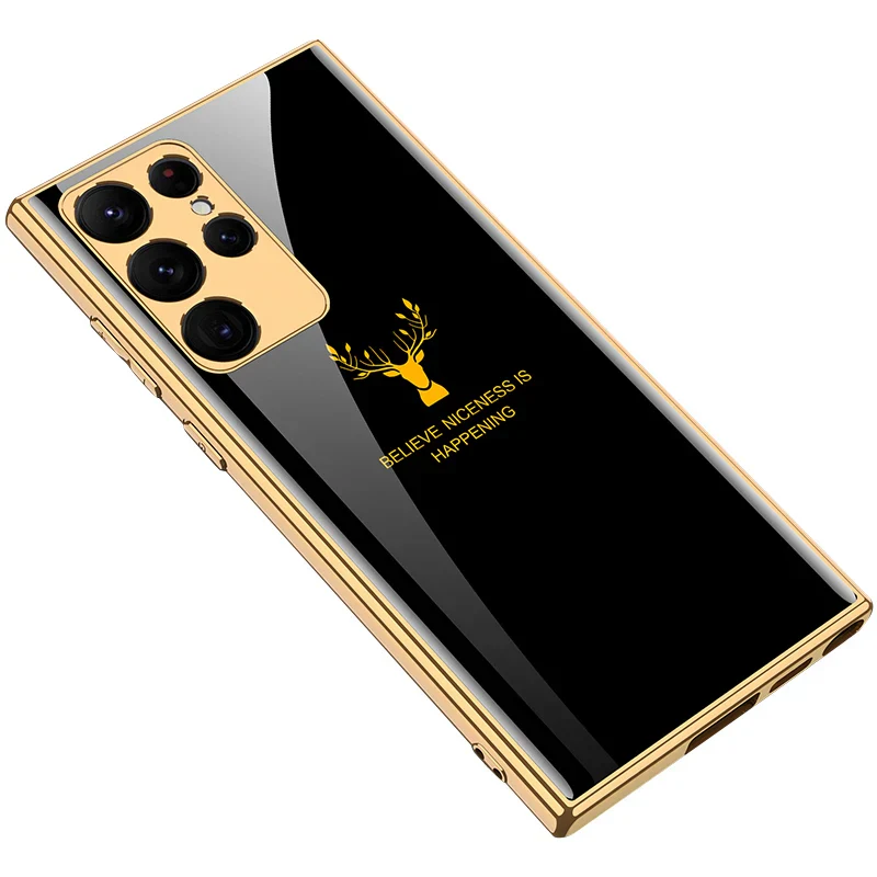 Galaxy Series Electroplating Deer Print Soft Case - Image 11