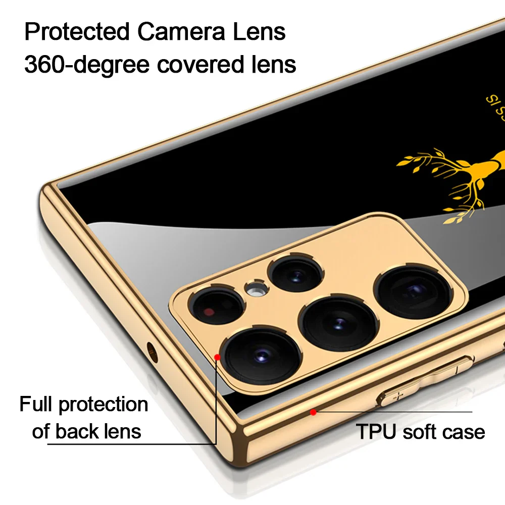 Galaxy Series Electroplating Deer Print Soft Case - Image 14