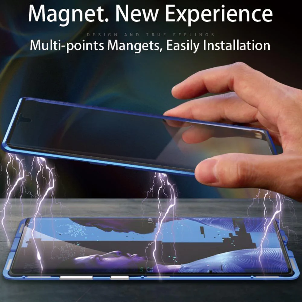 Samsung Galaxy Note Series (Front+ Back) Glass Magnetic Case - Image 3