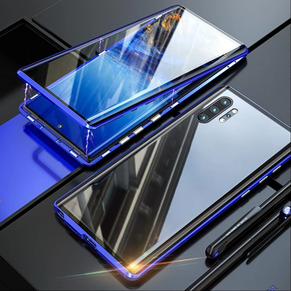 Samsung Galaxy Note Series (Front+ Back) Glass Magnetic Case - Image 4