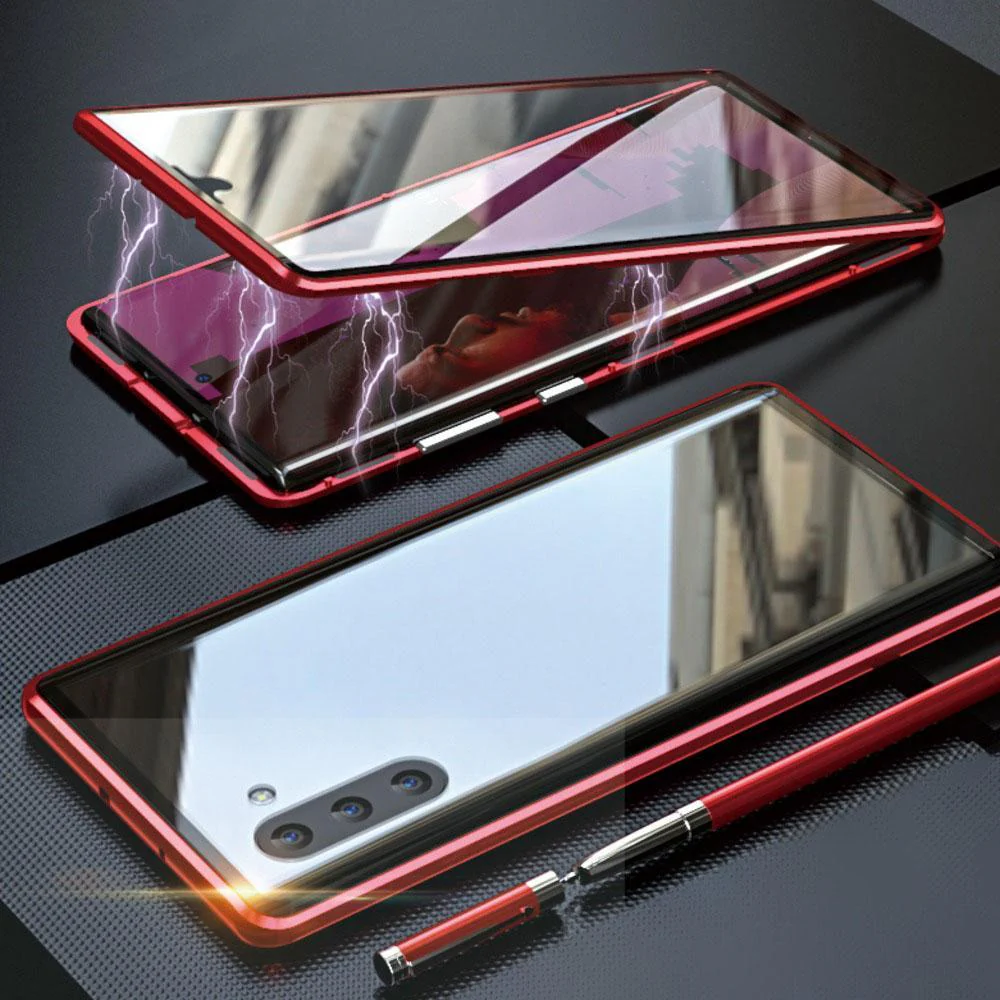 Samsung Galaxy Note Series (Front+ Back) Glass Magnetic Case - Image 5