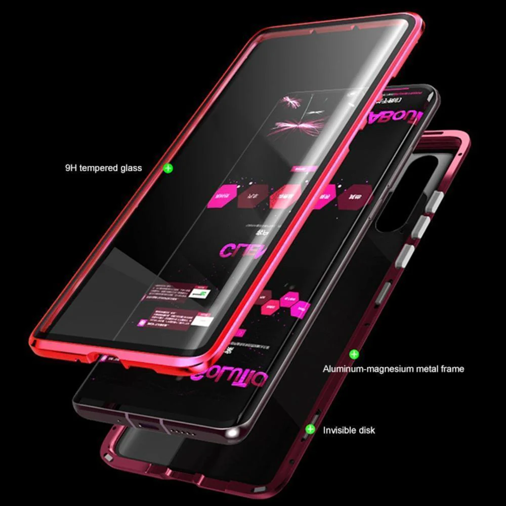 Samsung Galaxy Note Series (Front+ Back) Glass Magnetic Case - Image 8