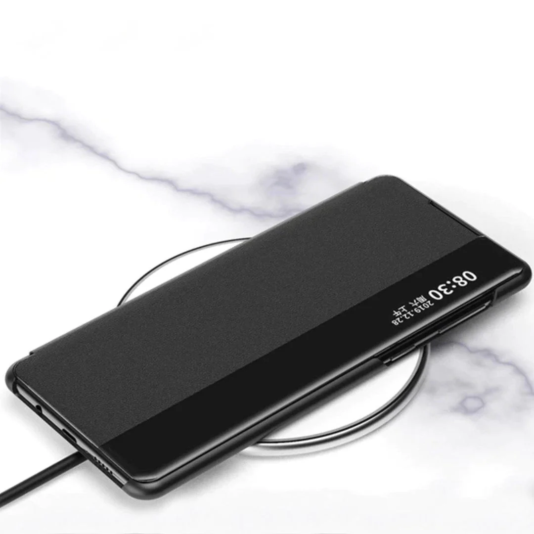 Galaxy Series Genuine Half View Flip Case - Image 4