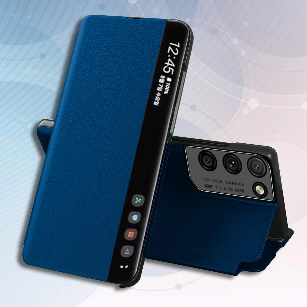 Galaxy Series Genuine Half View Flip Case - Image 6