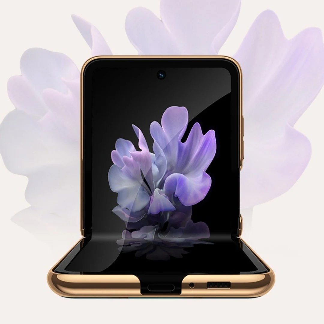 Galaxy Z Flip Deer Pattern Glass Case - Image 6