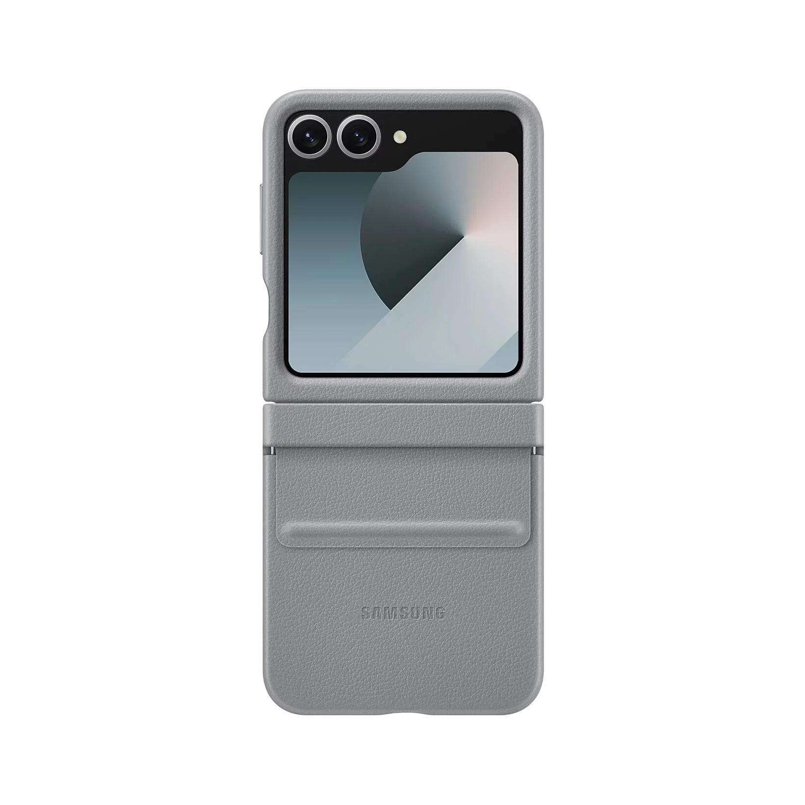 Galaxy Z Flip Series Faux Leather Folding Case - Image 4
