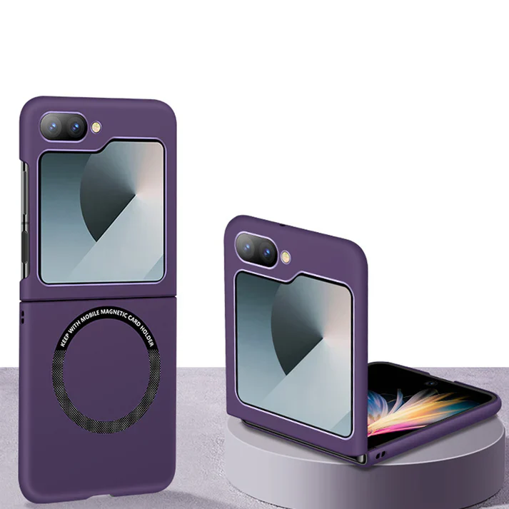 Galaxy Z Flip Series Ultra Thin Matte Folding Magsafe Case - Image 2
