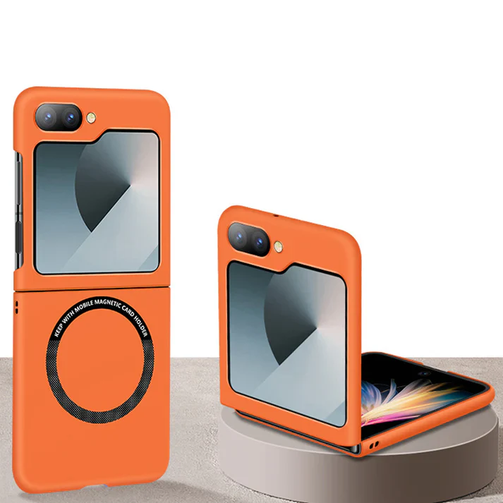 Galaxy Z Flip Series Ultra Thin Matte Folding Magsafe Case - Image 3