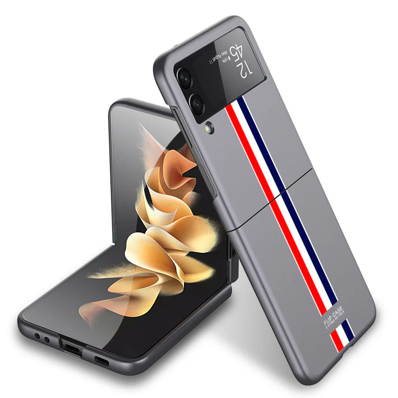 Galaxy Z Flip3 Luxury Colored Strap Case - Image 3