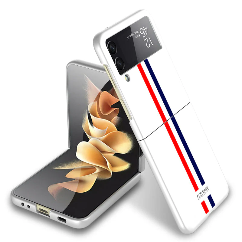 Galaxy Z Flip3 Luxury Colored Strap Case - Image 4