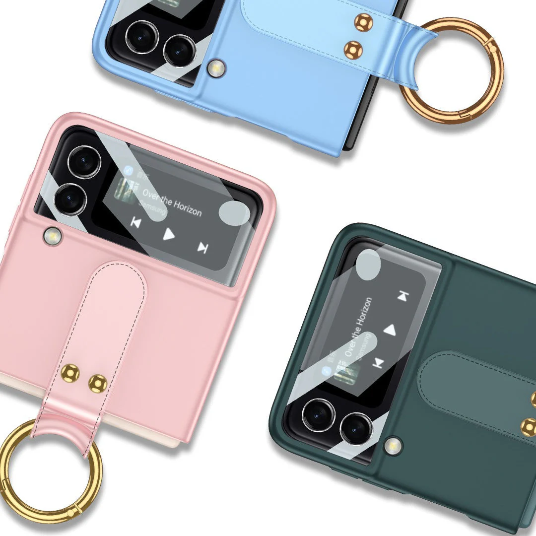 Galaxy Z Flip4 Luxury Ring Case - Image 3