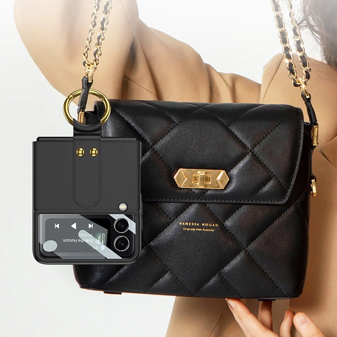 Galaxy Z Flip4 Luxury Ring Case - Image 5
