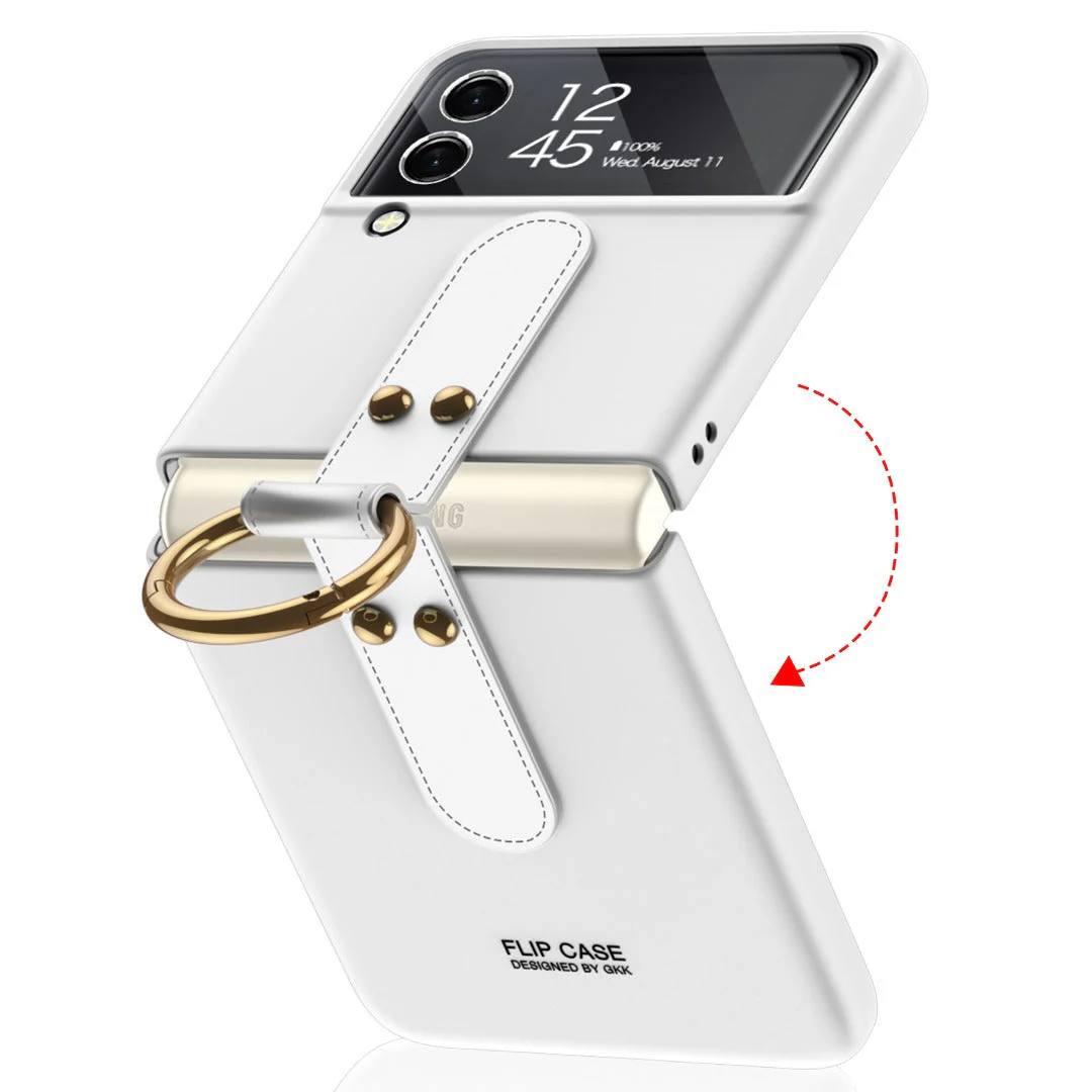 Galaxy Z Flip4 Luxury Ring Case - Image 8