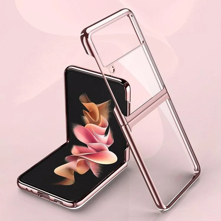 Galaxy Z Flip3 Transparent Glitter Case - Image 4