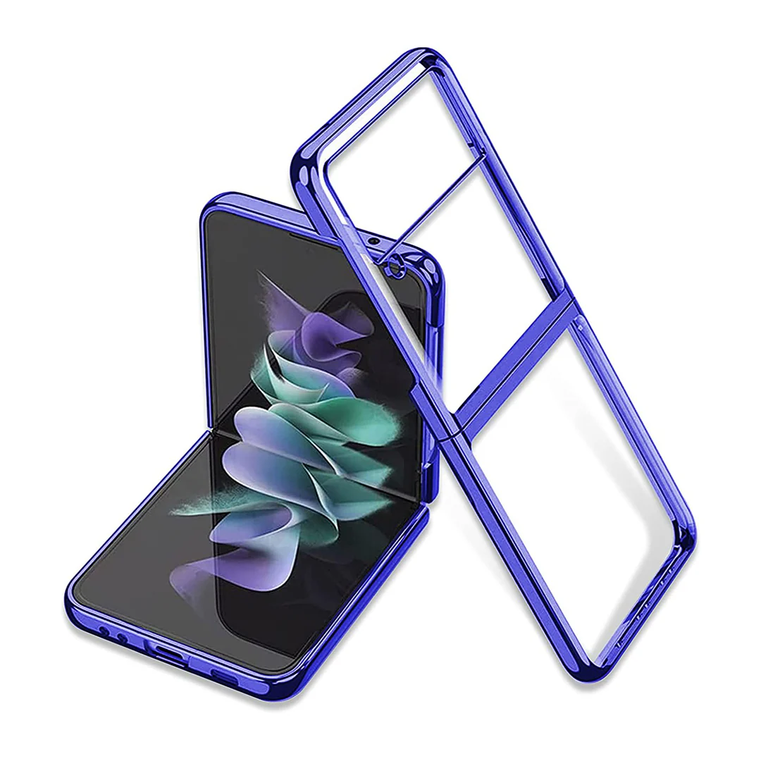 Galaxy Z Flip3 Transparent Glitter Case - Image 5