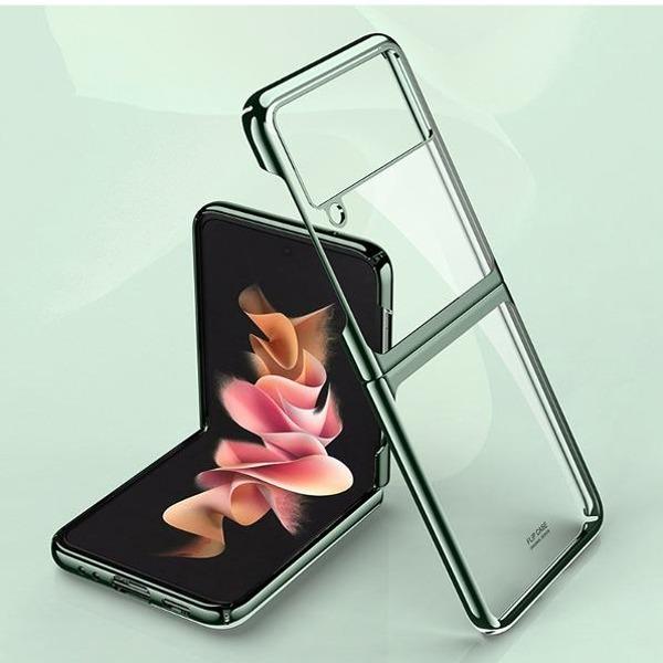 Galaxy Z Flip3 Transparent Glitter Case - Image 6