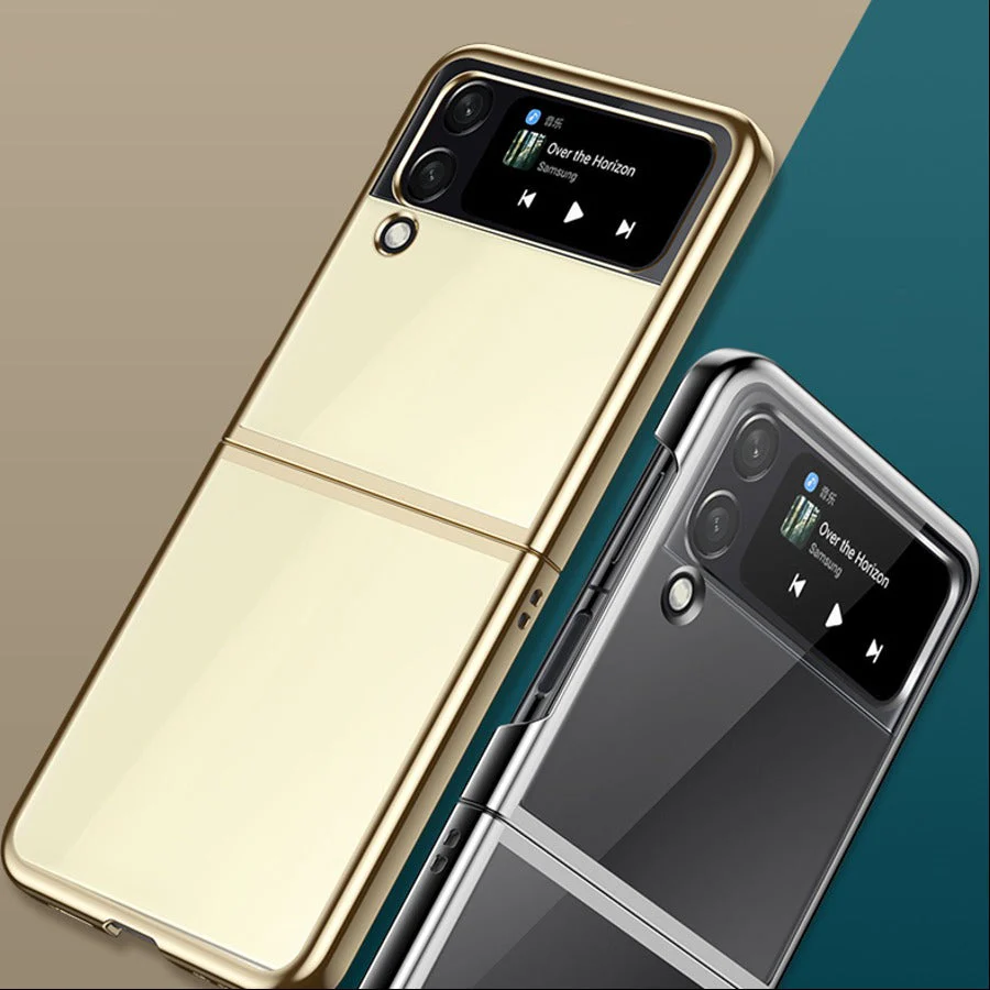 Galaxy Z Flip4 Transparent Glitter Case - Image 5