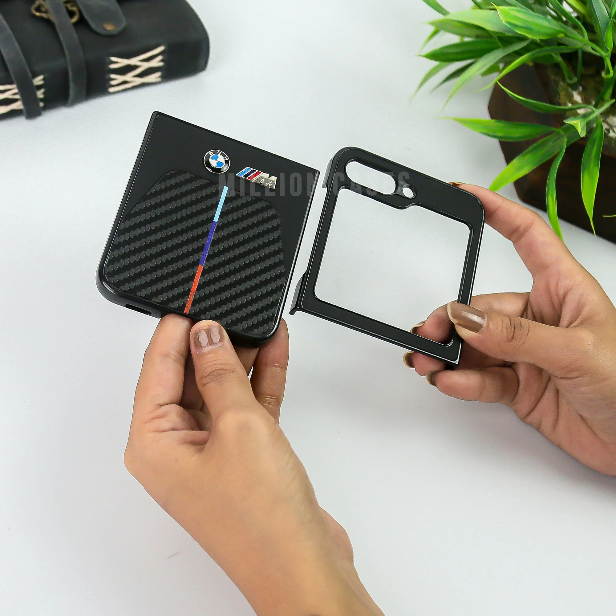 Galaxy Z Series BMW Carbon Fiber Case - Image 7