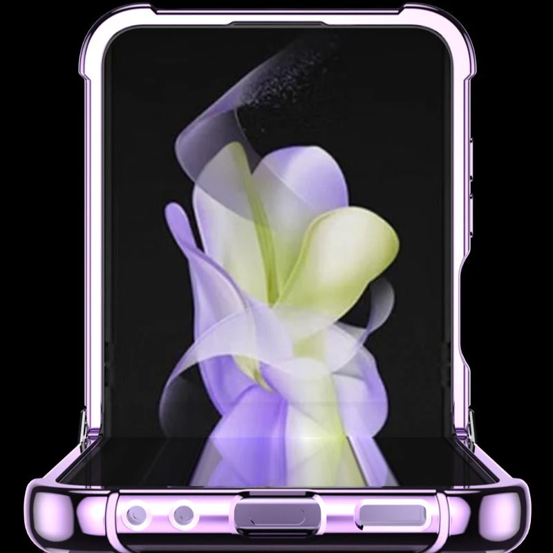 Galaxy Z Flip5 Elegant Plating Shockproof Frame Case - Image 11