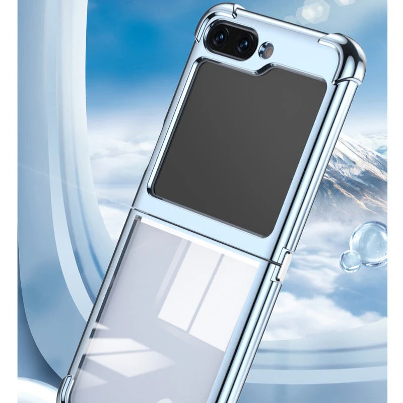 Galaxy Z Flip5 Elegant Plating Shockproof Frame Case - Image 6