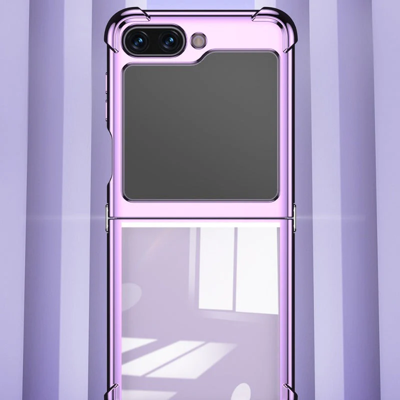 Galaxy Z Flip5 Elegant Plating Shockproof Frame Case - Image 8