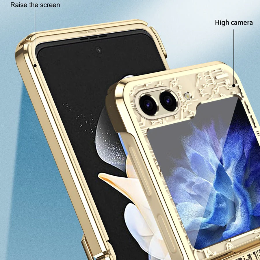 Galaxy Z Flip Series Mechanical Integrated Electroplating Case - Image 6