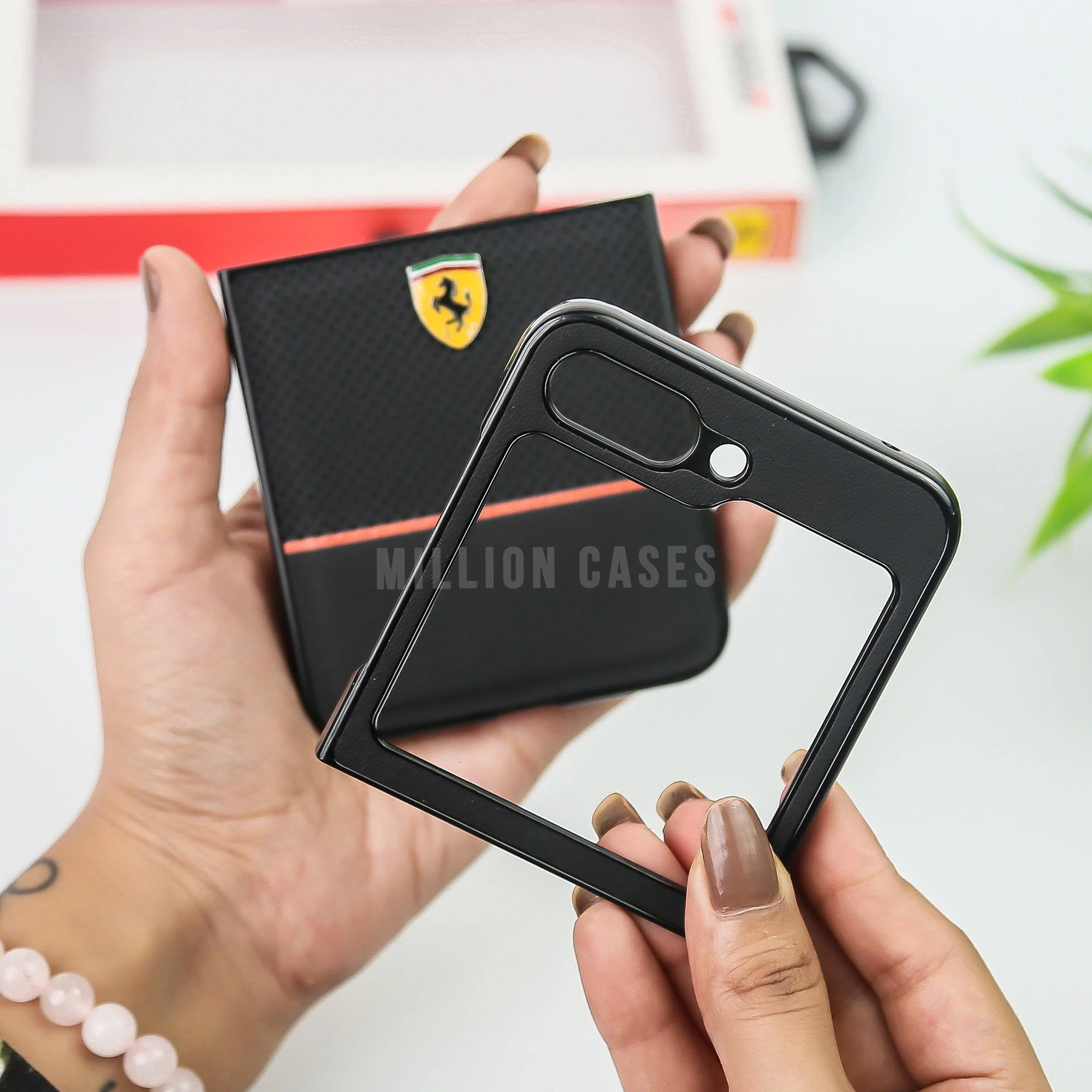 Galaxy Z Flip5 Redefined Premium Leather Case - Image 4