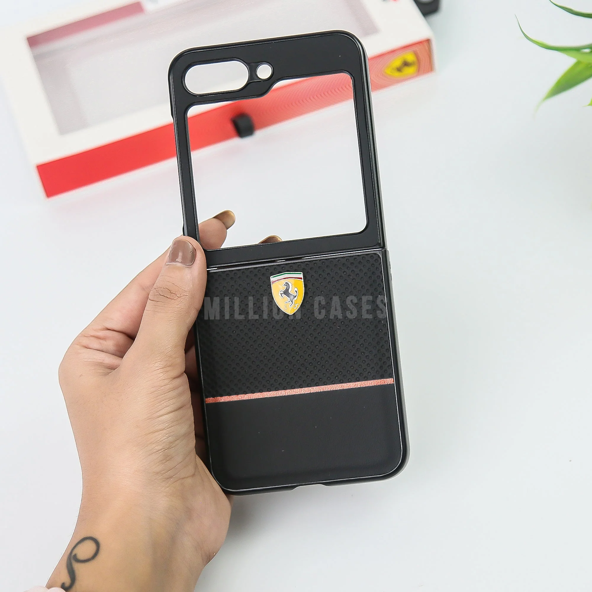 Galaxy Z Flip5 Redefined Premium Leather Case - Image 5