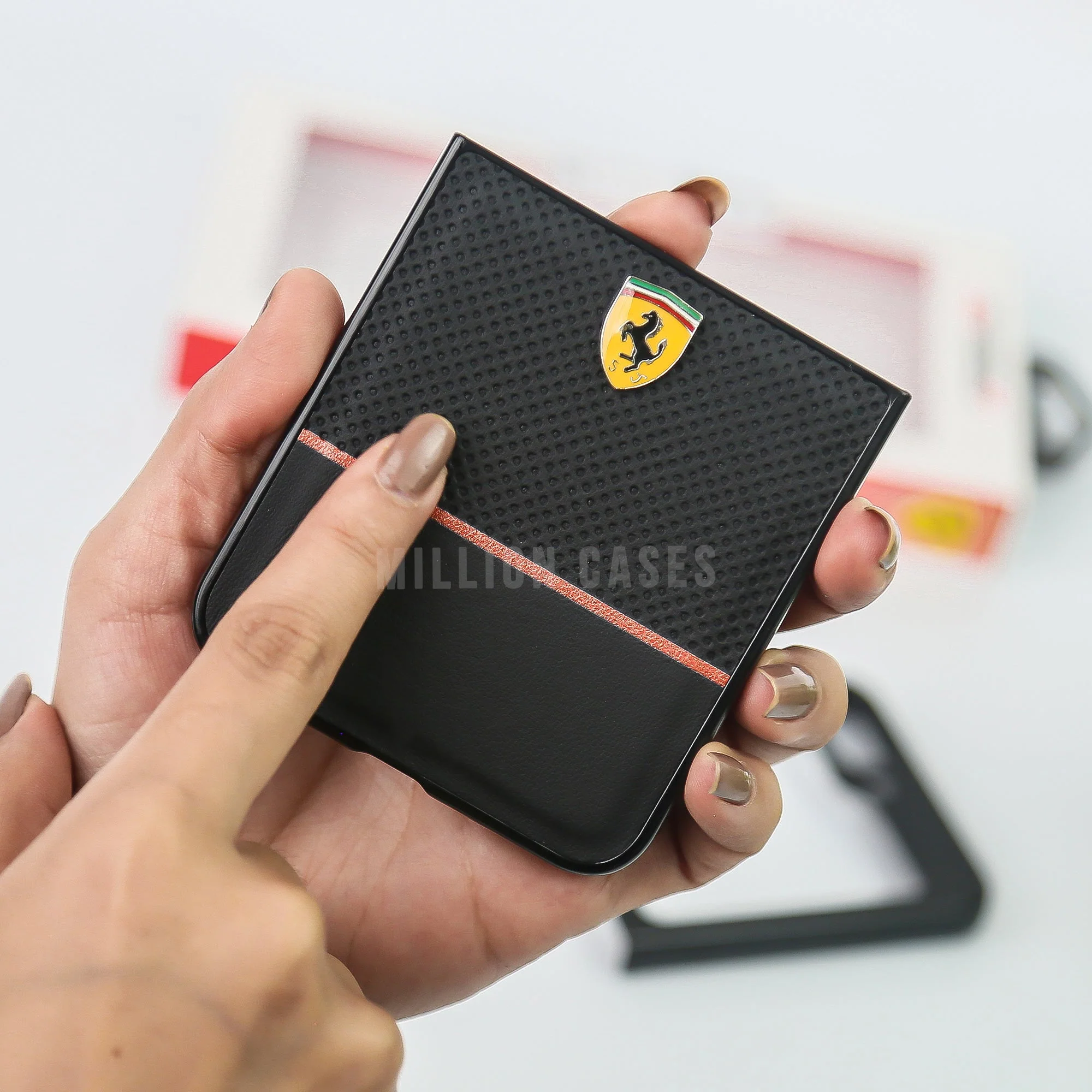 Galaxy Z Flip5 Redefined Premium Leather Case - Image 6