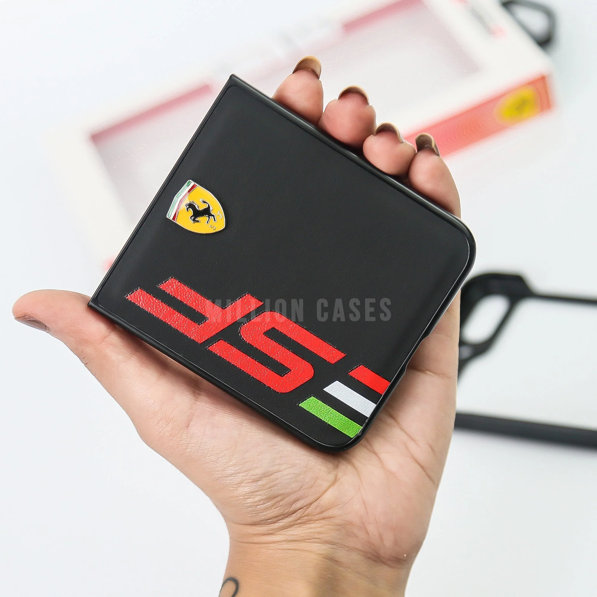 Galaxy Z Series Speed Edition Ferrari Leather Case - Image 3