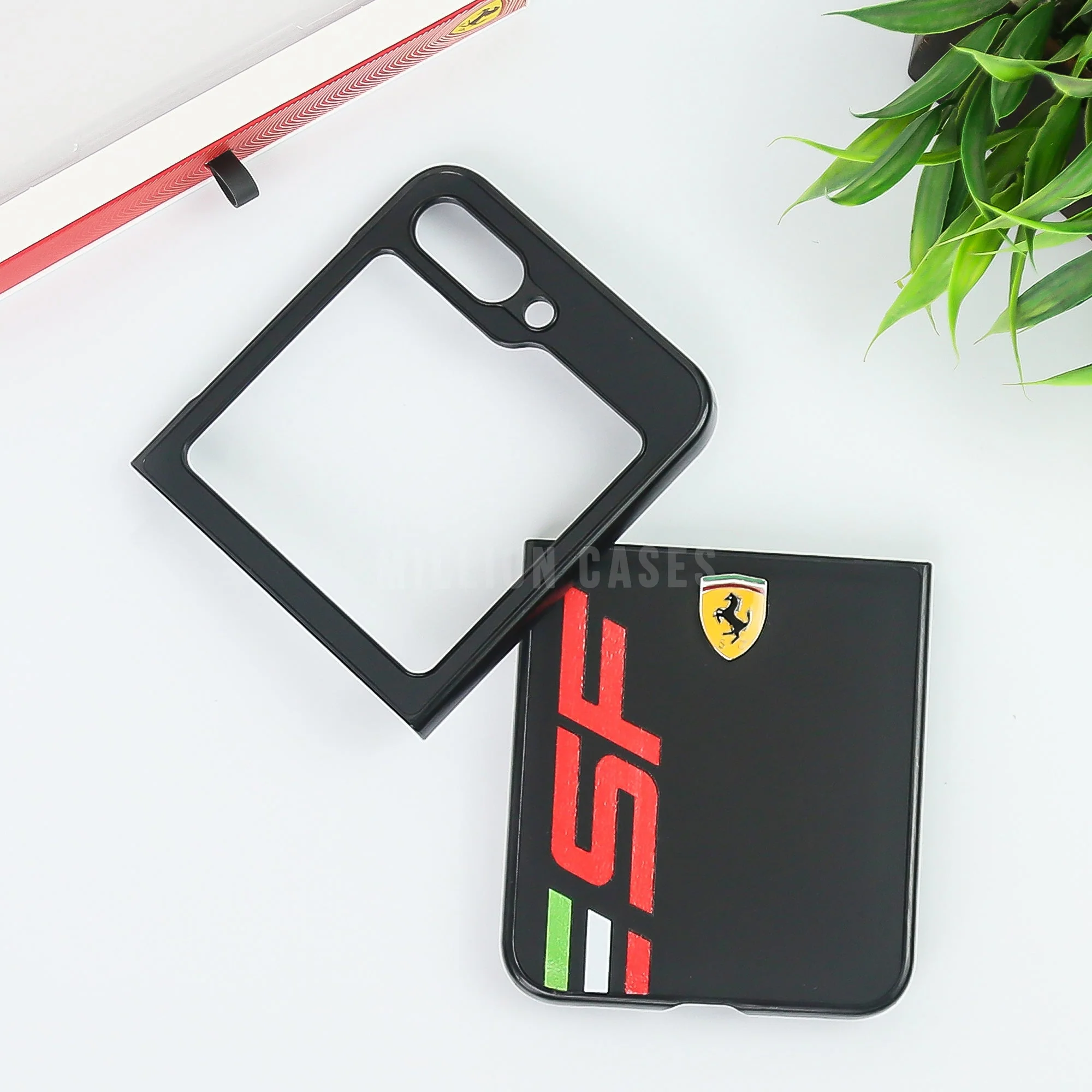 Galaxy Z Series Speed Edition Ferrari Leather Case - Image 4
