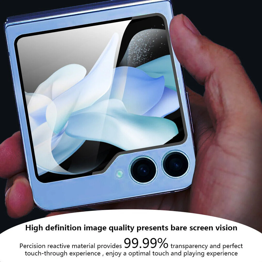 Galaxy Z Flip5 Tempered Glass Screen Protector - Image 7