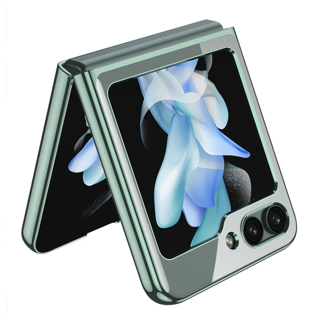 Galaxy Z Flip5 Transparent Glitter Case - Image 4