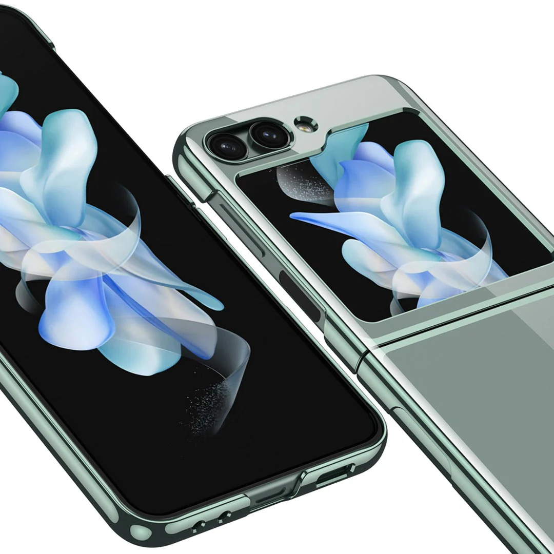 Galaxy Z Flip5 Transparent Glitter Case - Image 5